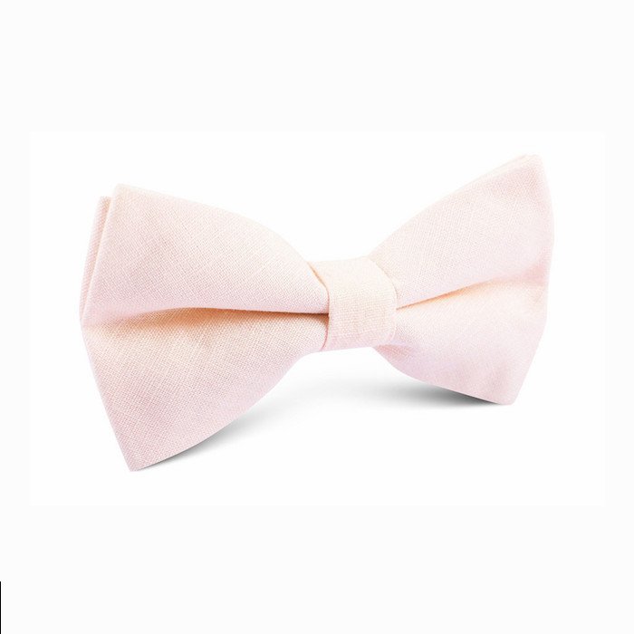 Colorful Linen Bow Tie for Young Men Fashion Linen Bow Tie Custom Bow Tie in Good Quality 100% Linen Plain Dyed