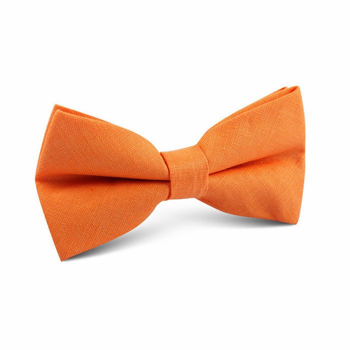 Colorful Linen Bow Tie for Young Men Fashion Linen Bow Tie Custom Bow Tie in Good Quality 100% Linen Plain Dyed