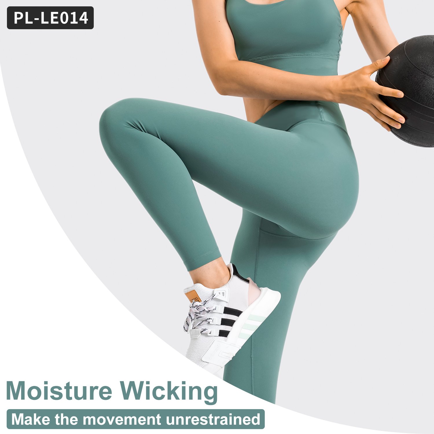 Lulu Skin-Friendly Yoga Bra Nine Points Pants Shockproof Elastic Double-Sided Frosted Plus Size Fitness Women's Sets Yoga Leggin
