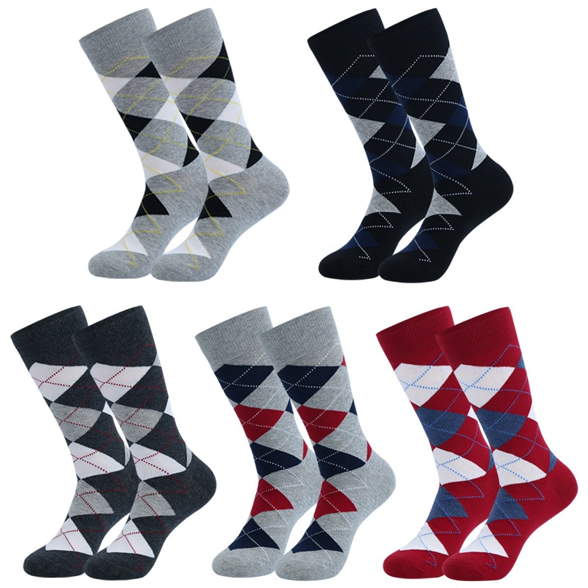 Combed cotton breathable soft socks cotton home business best men and women socks