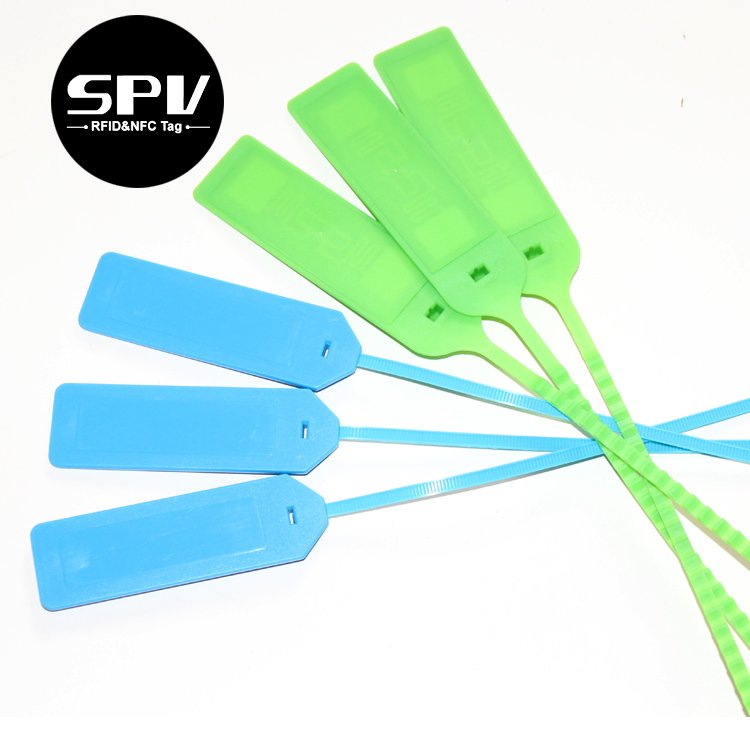 Tamper Proof UHF Chip ISO18000-C Zip Tie Disposable Seal RFID Impinj Monza M730 Plastic Cable Tag