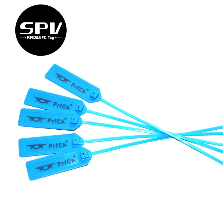 Tamper Proof UHF Chip ISO18000-C Zip Tie Disposable Seal RFID Impinj Monza M730 Plastic Cable Tag