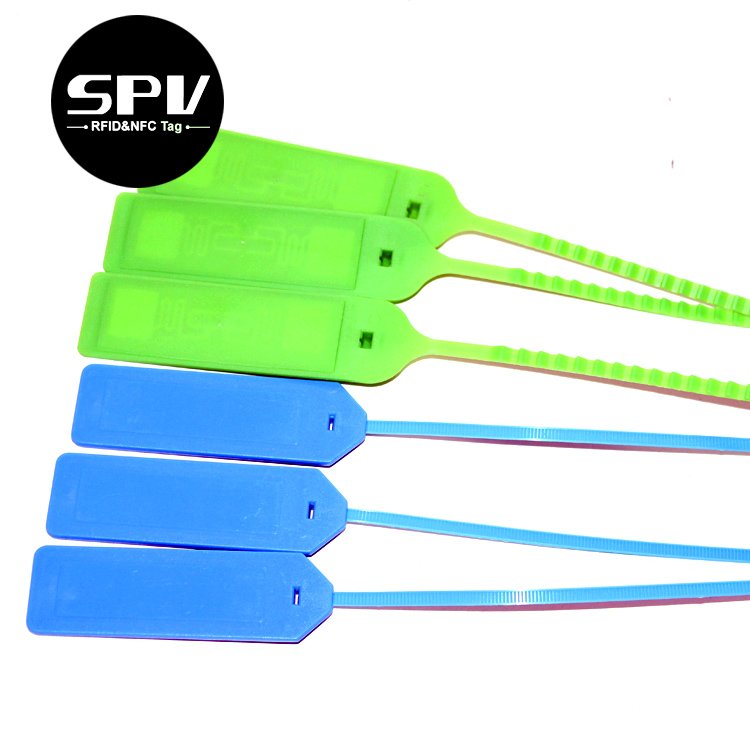 Tamper Proof UHF Chip ISO18000-C Zip Tie Disposable Seal RFID Impinj Monza M730 Plastic Cable Tag