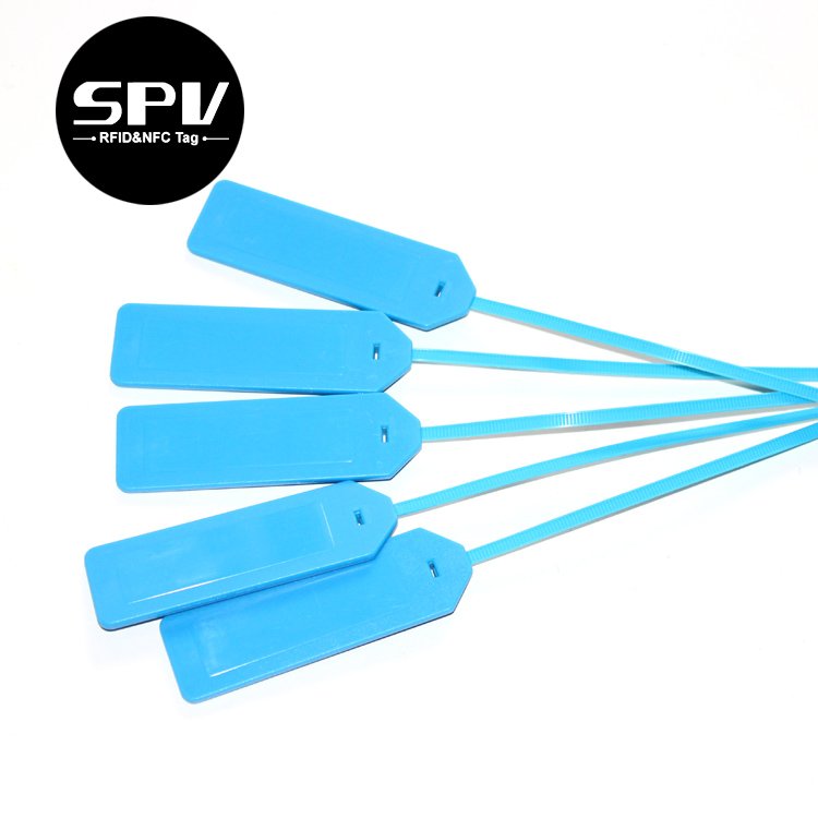 Tamper Proof UHF Chip ISO18000-C Zip Tie Disposable Seal RFID Impinj Monza M730 Plastic Cable Tag