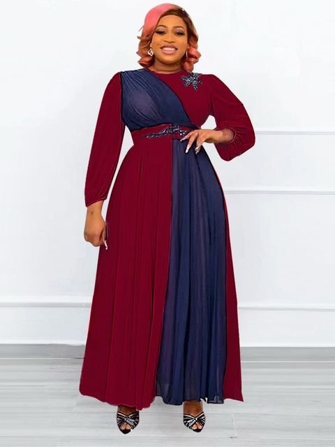 Plus Size African Party Dresses Summer Chiffon Maxi Long Dresswomenant Kaftan Muslim Gown Ladies Clothing for Women 2023 New