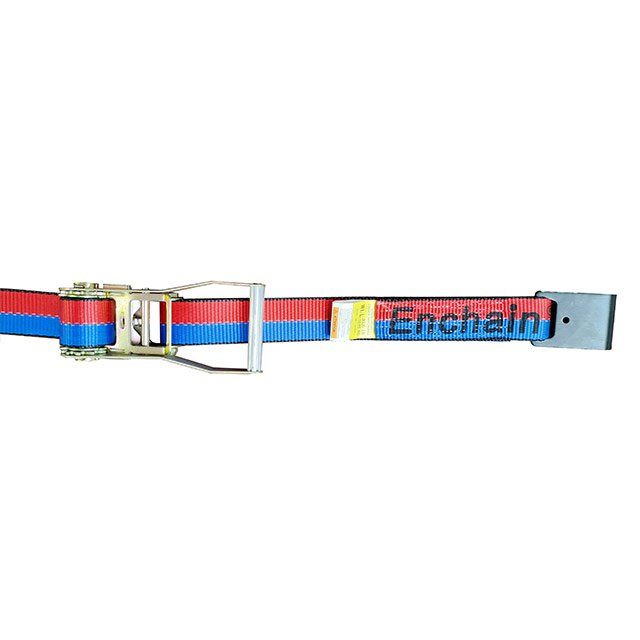 Towing Truck Polyester Tie Down Grab Chain Hook 5400lbs 3inch Ratchet Straps Belt For Load Secure