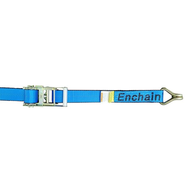 Towing Truck Polyester Tie Down Grab Chain Hook 5400lbs 3inch Ratchet Straps Belt For Load Secure