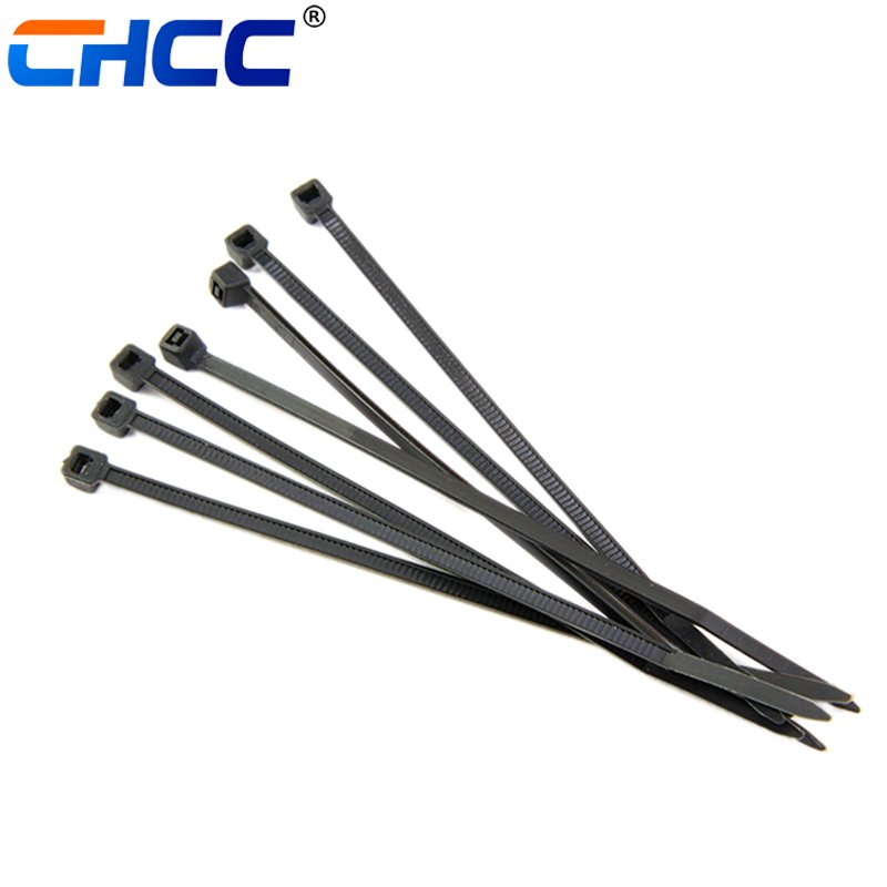 Self Locking Nylon Cable Ties Plastic in Black White Color 4.8*350mm