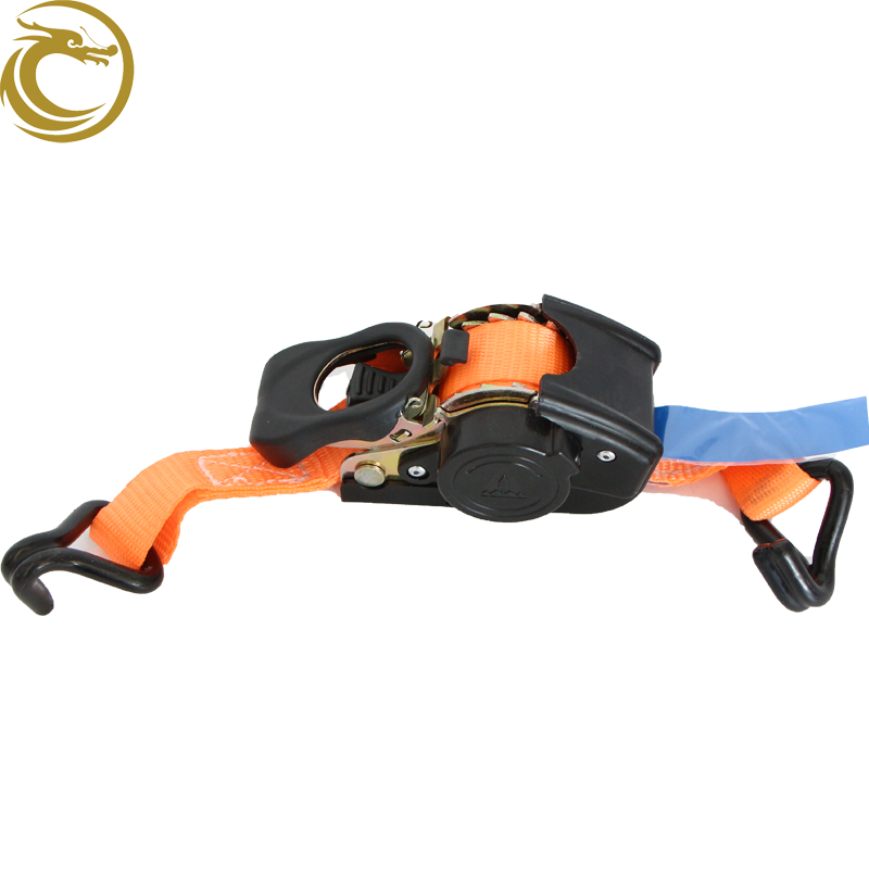 Ratchet Strap Cargo Tie Downs - Retractable 1 Inch x 6 Ft