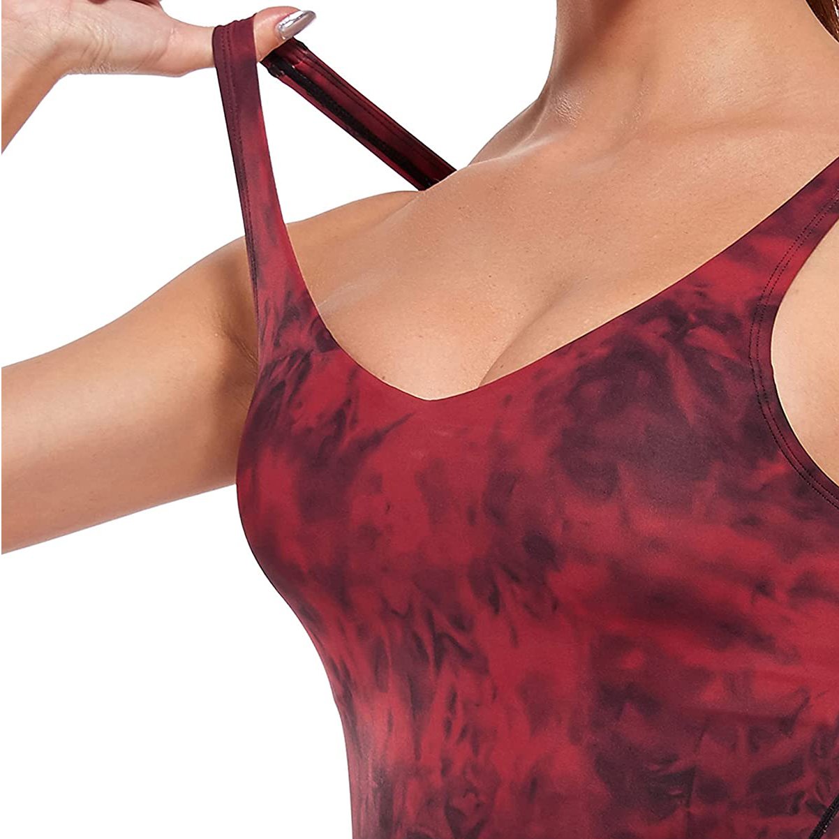Customized Logo High Support Seamless Sports Bra Adult Yoga Bra Ladies Seamless Women Fitness Tie Dye Sports Bra