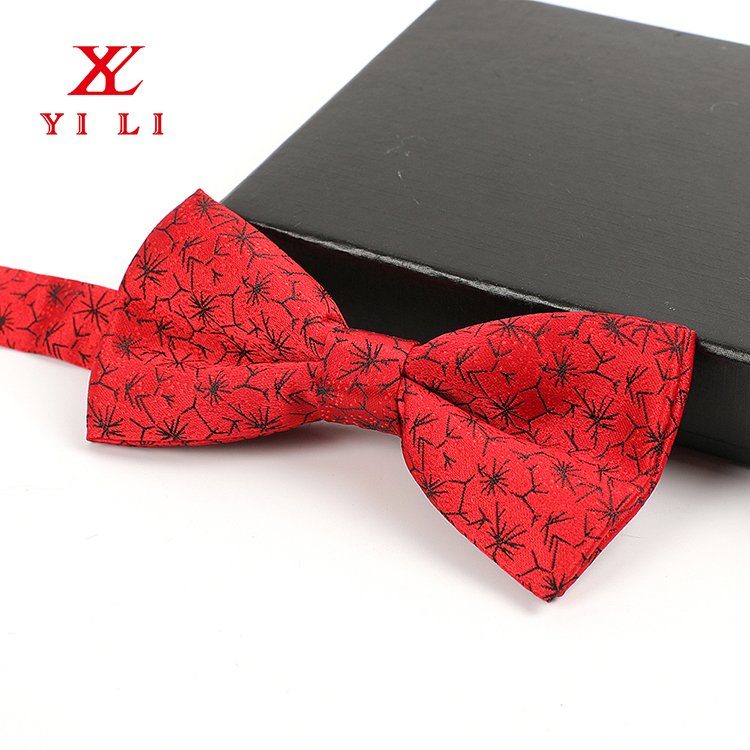 YiLi Polyester Jacquard Woven Handmade Bow Tie and Tie Gift Sets