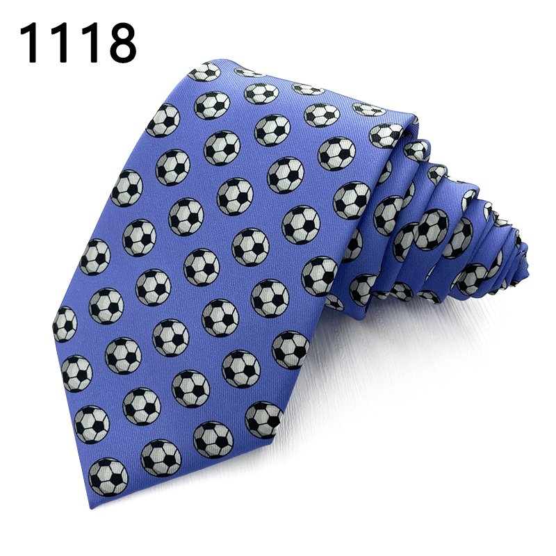 TONIVANI-64-5 Football Doctor Mens Printed Necktie Novelty Polyester Ties