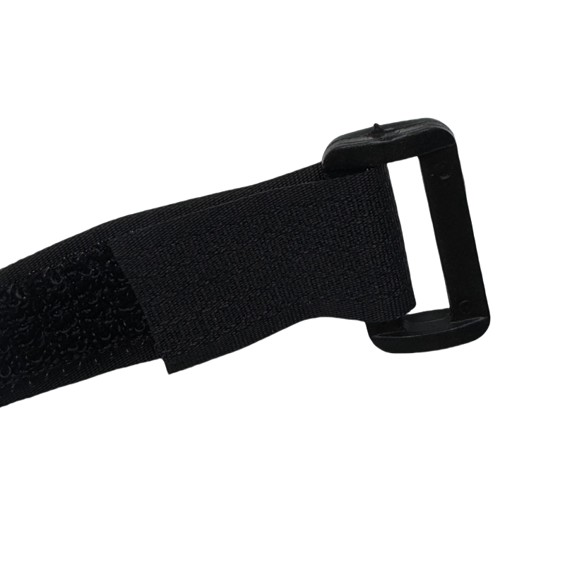 20MM High Quality Hook and Loop Nylon Plastic Buckle Hook and Loop adjustable cable tie velcroes hook and loop strap