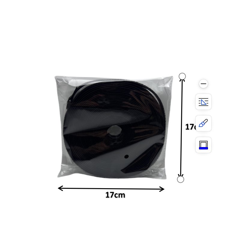 20MM High Quality Hook and Loop Nylon Plastic Buckle Hook and Loop adjustable cable tie velcroes hook and loop strap