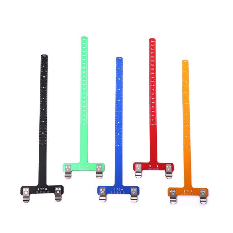 Archery Recurve Bow T Ruler Quick Tip On Tieing Arrow Nocking Points Precision Measurements Black Archery T Square