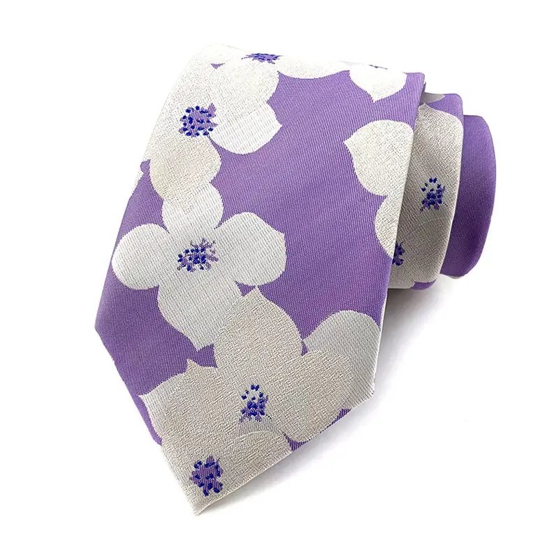 OEM Trendy Design Outdoor New Arrival Stylish Fashion Wholesale Custom Polyester Silk Suit Accessories Label Tie For Men