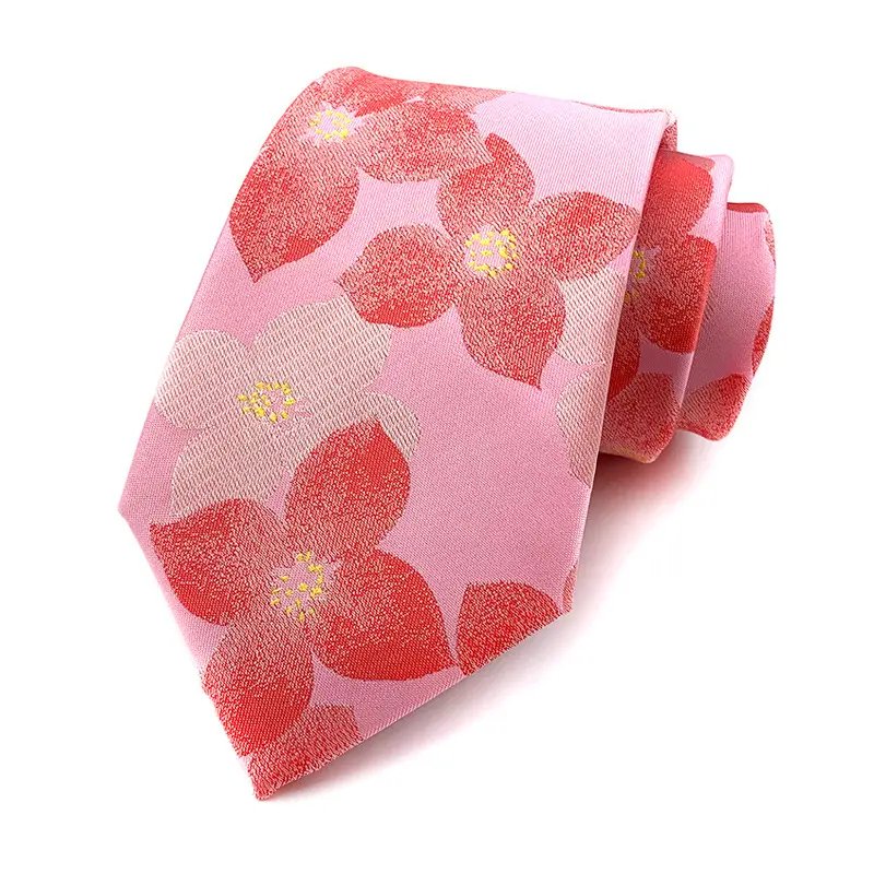 OEM Trendy Design Outdoor New Arrival Stylish Fashion Wholesale Custom Polyester Silk Suit Accessories Label Tie For Men