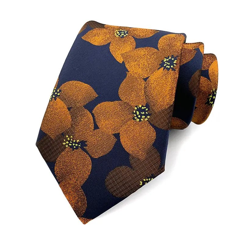 OEM Trendy Design Outdoor New Arrival Stylish Fashion Wholesale Custom Polyester Silk Suit Accessories Label Tie For Men
