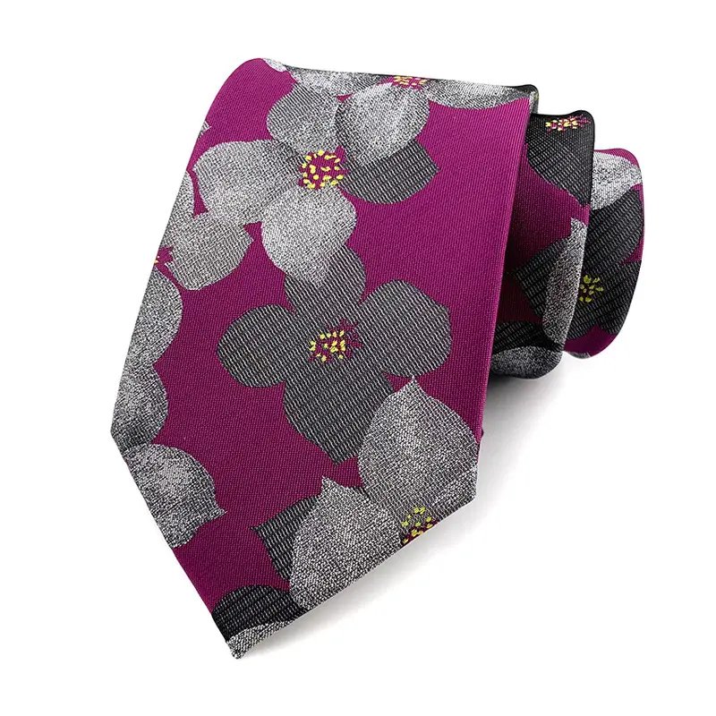 OEM Trendy Design Outdoor New Arrival Stylish Fashion Wholesale Custom Polyester Silk Suit Accessories Label Tie For Men