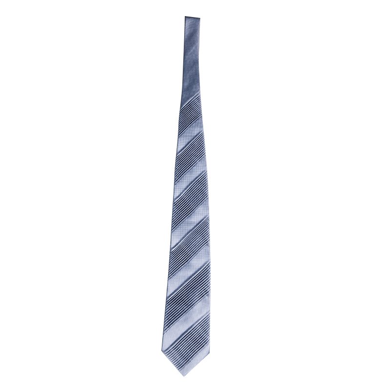 Custom Designs Gravata Drapeada Printed Polyester Pleated Ties Light Blue Neckties Draped For Men
