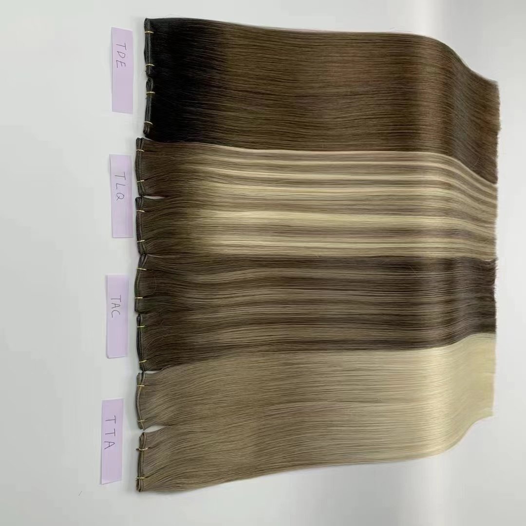 Hot Selling New Design Genius Wefts handtied wefts Invisible Genius Weft Human Hair Extensions Vendors