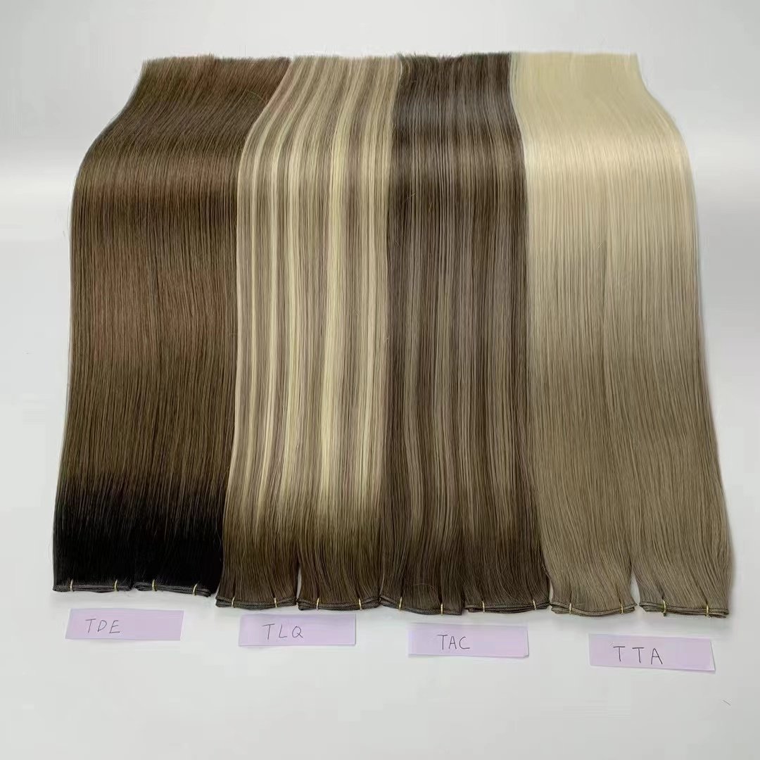 Hot Selling New Design Genius Wefts handtied wefts Invisible Genius Weft Human Hair Extensions Vendors