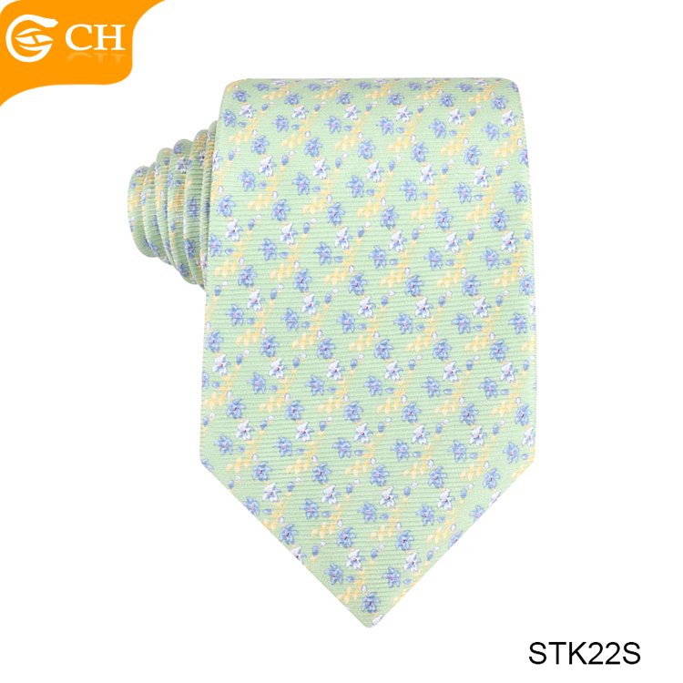 Wholesale Mens Classical Design Floral Neck Tie Custom High Quality Tie Luxury Paisley Printed 100% Silk Ties