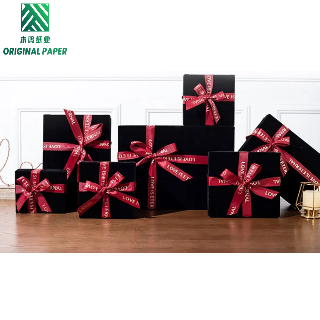 Wholesale Large Luxury Modern Elegant Style Customized High-Quality Lid and Bottom Boxes for Wedding Christmas