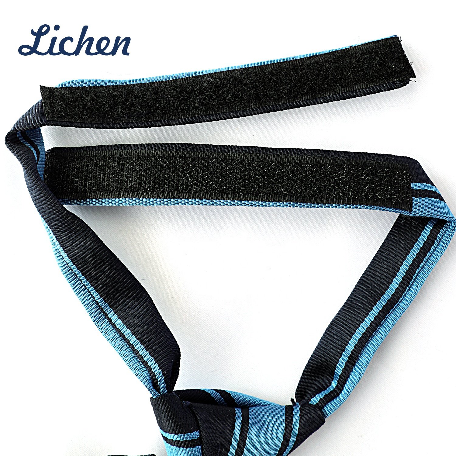 Blue Black Polyester Neckties Plain Security Knot Gravata Clip on Tie for Mens Luxury Ties
