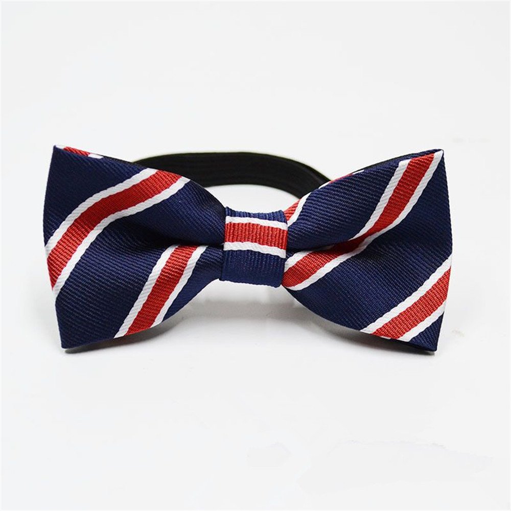 Boy Kids Child Infant Solid Color Bow Ties