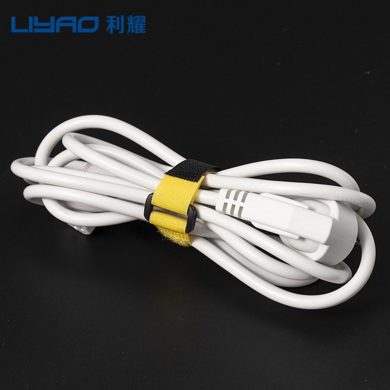 Custom Velcroes Cable Ties Printed Logo 100%nylon/PP Materials Buckle Hook And Loop Cable Ties