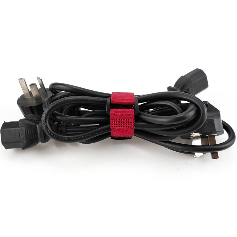 Custom Velcroes Cable Ties Printed Logo 100%nylon/PP Materials Buckle Hook And Loop Cable Ties