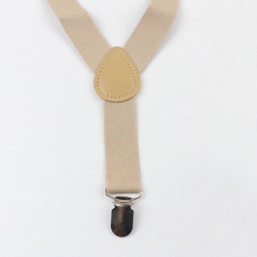 Solid Color Man's Belt Men Women Suspenders Polyester Y-Back Braces Adjustable Elastic