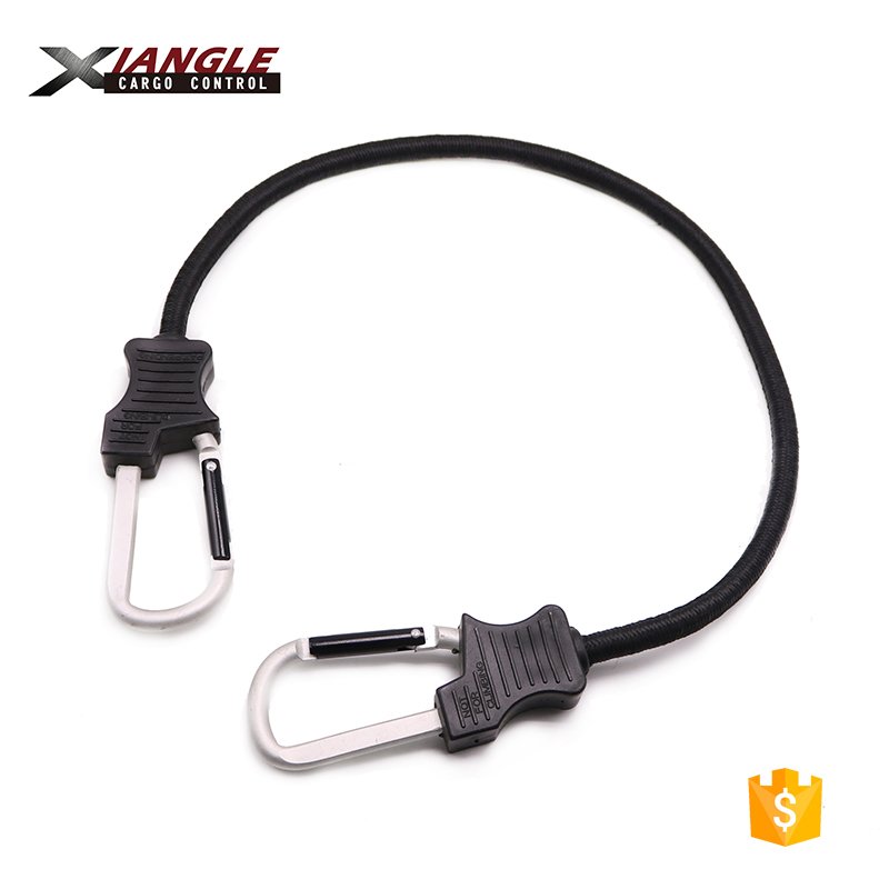 Heavy Duty Bungee Cord Luggage Strap Rope Hook Stretch Tie Car Bike Camping Carabiner hooks