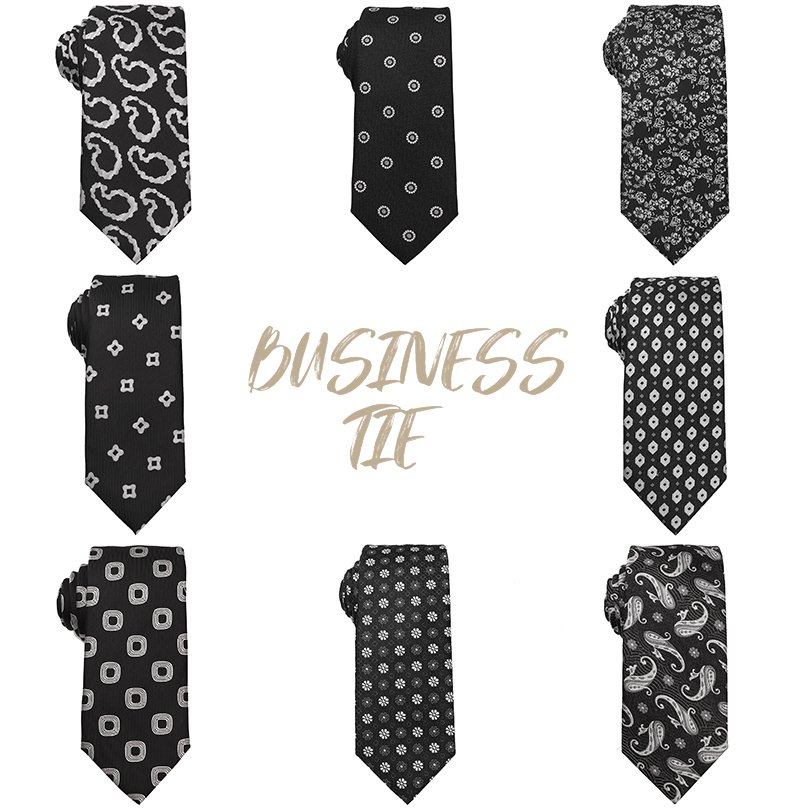 Cheap Polyester Wholesale Neckties From Tie Manufacturers High Quality Ties For Men Business Black Ties For Boys