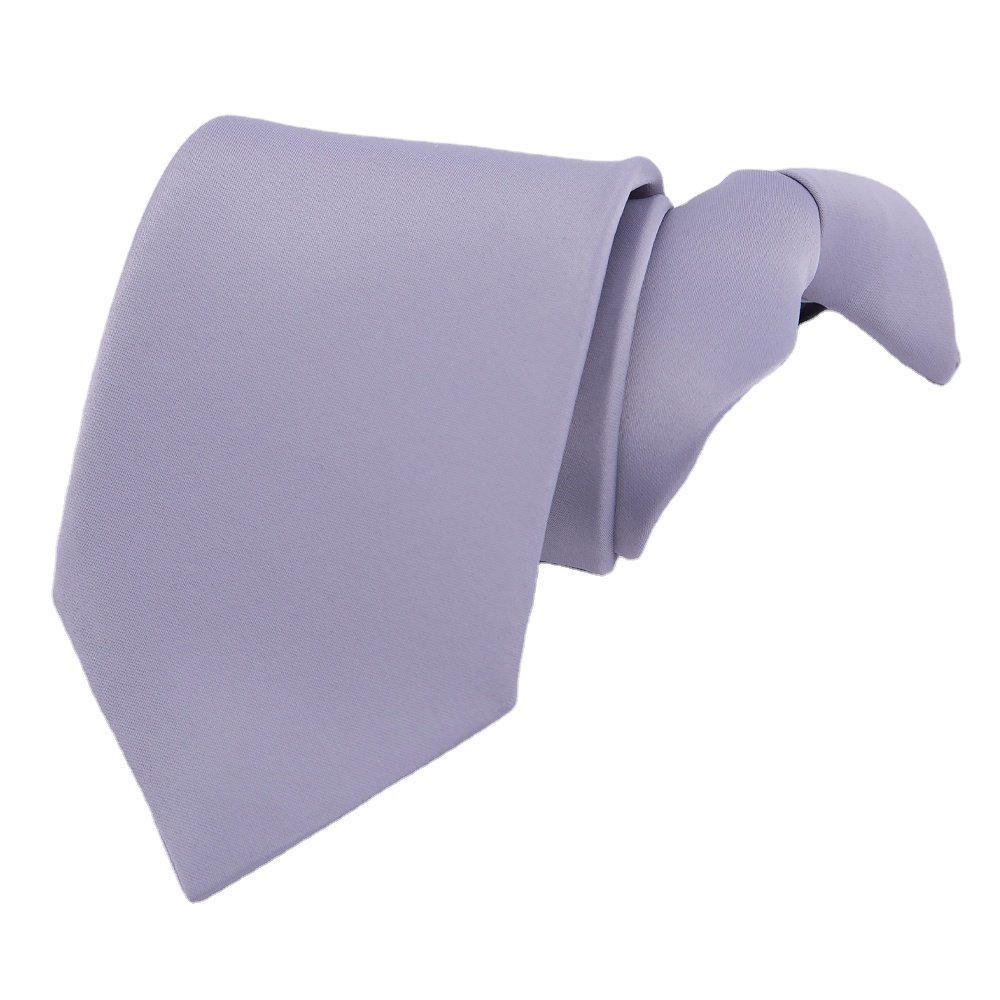 RunLin Factory Wholesale Luxury Modern Handmade Customized Business Solid clip Ties for Men