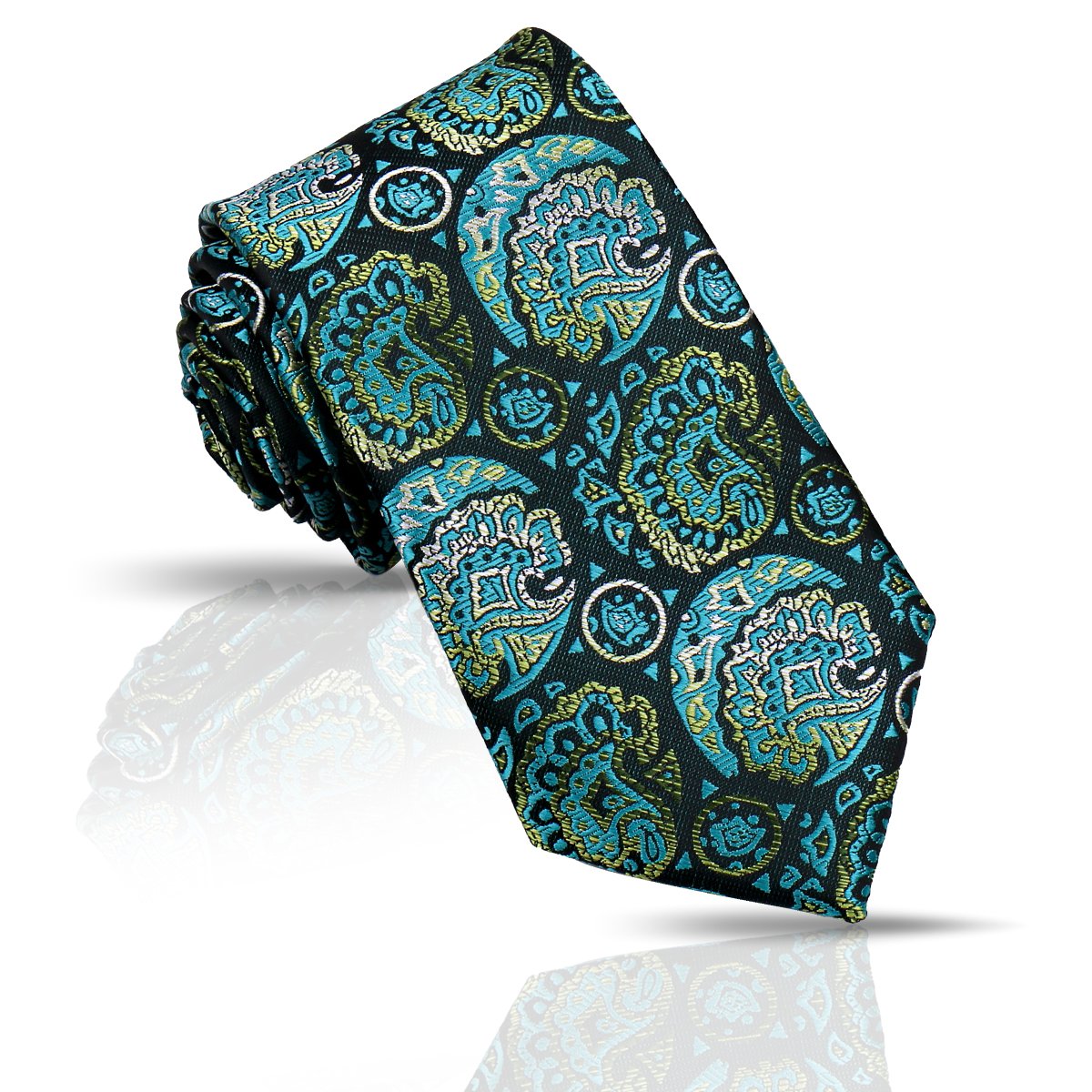 2024 Shengzhou Handmade Neck Ties For Men Silk Floral Paisley Polk Dot Stripe Mens Necktie For Business Dress