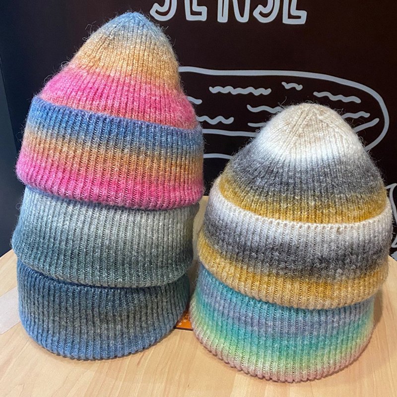 Wholesale New Colorful Slouch/Crochet/Slouchy/Skull/Cuffed Winter Knitted Beanies Tie Dye Toques Beanie Hats