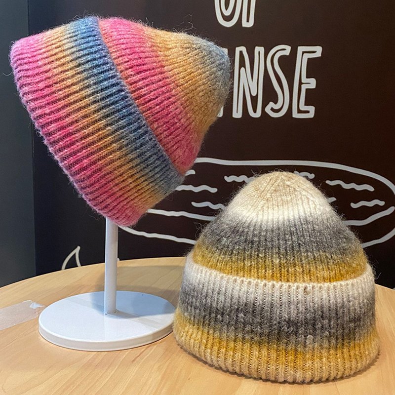 Wholesale New Colorful Slouch/Crochet/Slouchy/Skull/Cuffed Winter Knitted Beanies Tie Dye Toques Beanie Hats