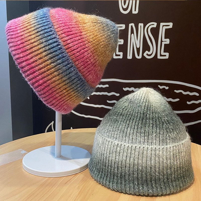 Wholesale New Colorful Slouch/Crochet/Slouchy/Skull/Cuffed Winter Knitted Beanies Tie Dye Toques Beanie Hats