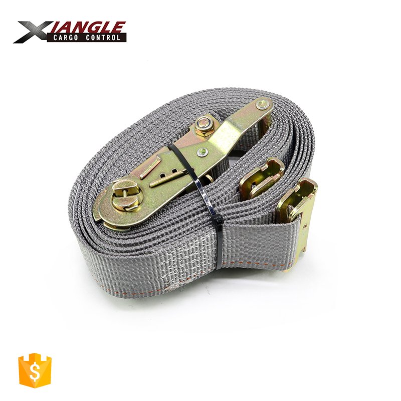 2Inch 16Ft Cargo Heavy Duty E Track Ratchet Straps E-track Tie Down Load Strap for Trucks