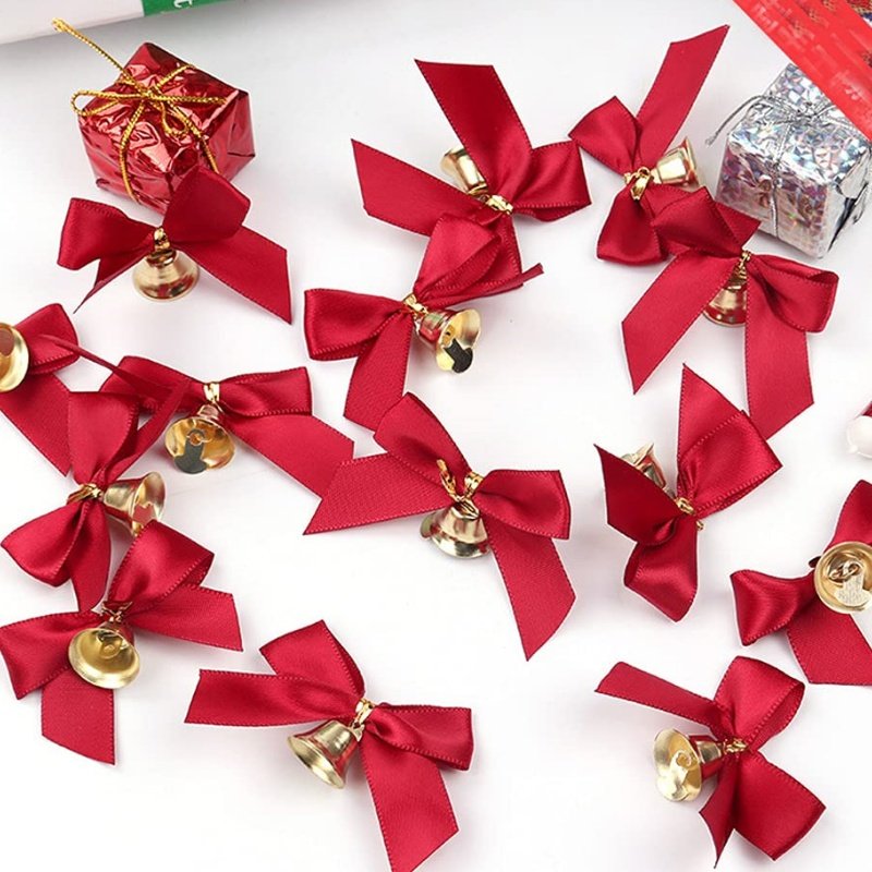 Self-Made Logo High Quality Christmas Theme Park Decoration Round Bell-Like Bells