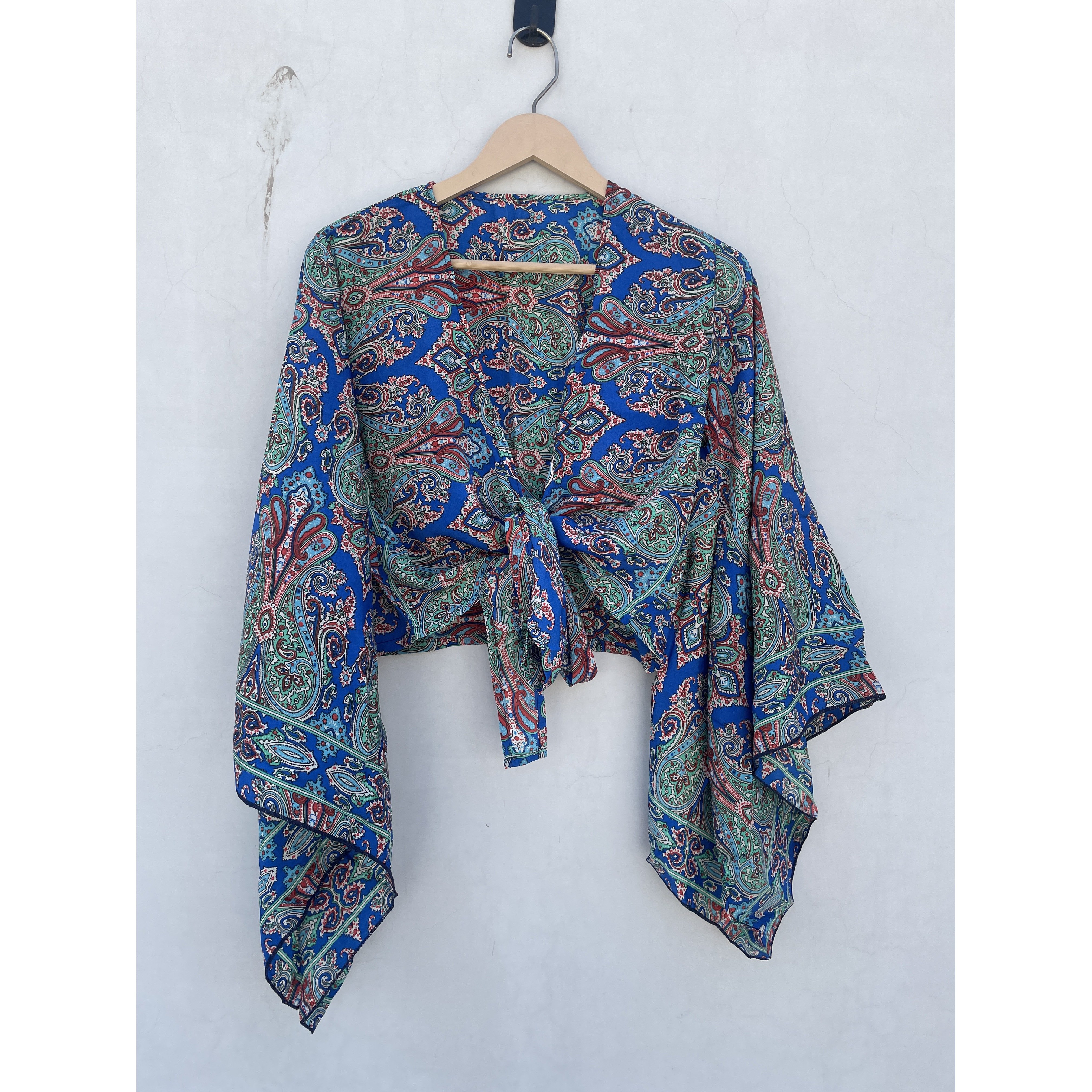 OEM Private Label Tie Top with Floral Pattern Silk Material Made Colorful Designed Tie Top For Sale By Indian Exporters