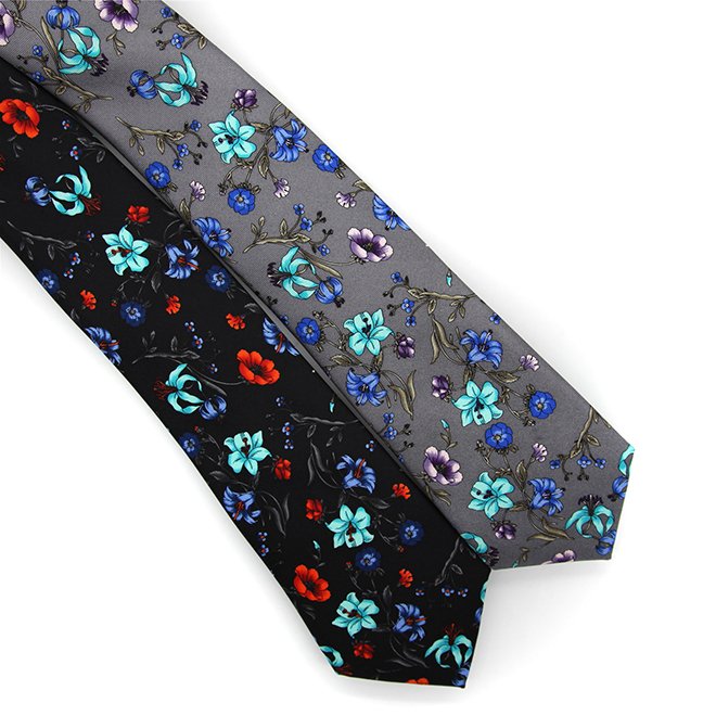 Animal neckties custom print silk tie