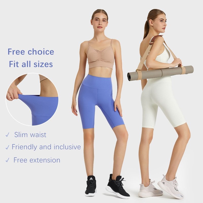 Xsunwing custom logo free size scrunch women workout sports short pants gym fitness seamless yoga biker shorts for women WDQ223