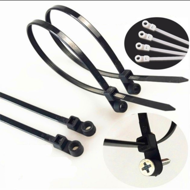 MOUNTABLE HEAD TIES Nylon 66 cable ties SZS-110MT SZS-150MT 3.6*145mm ZIP TIES factory direct sells ce rohs reach certificates
