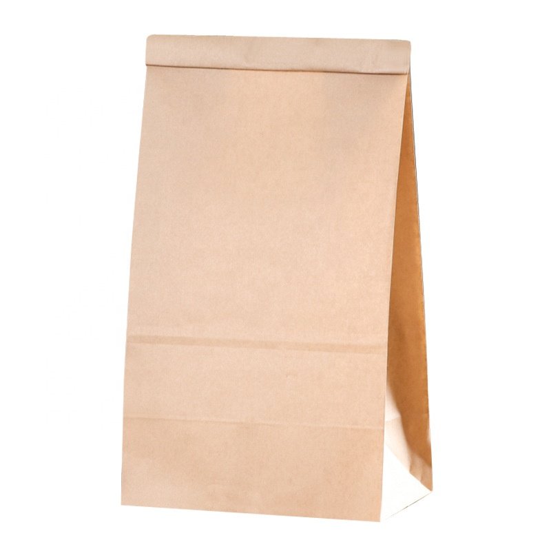 Tin Tie Tab Lock Bags Brown Window Bags for Coffee Cookie Treat Bags