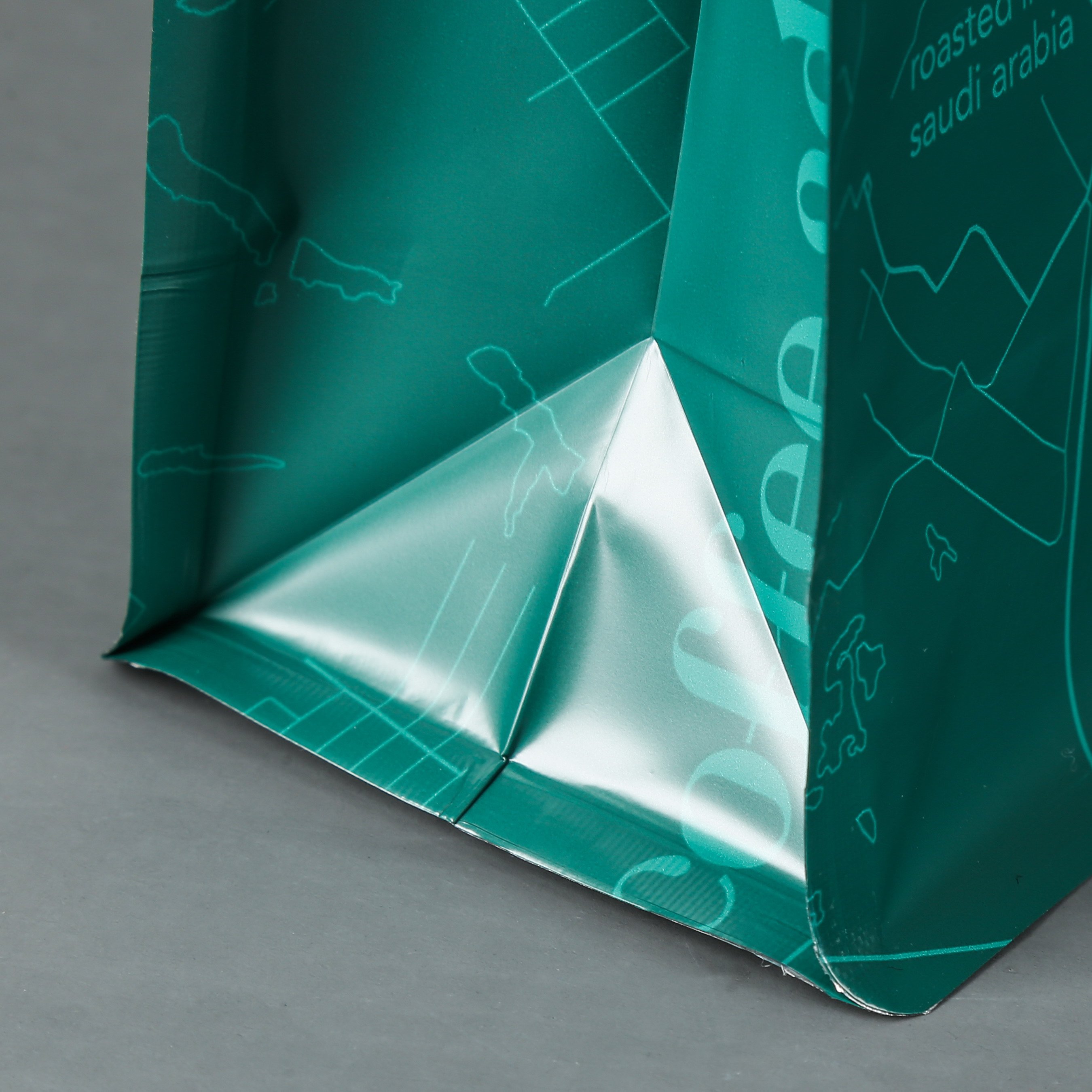 laminated zipper transparent clear fronsted matte hdpe coffee bean packaging bag poland