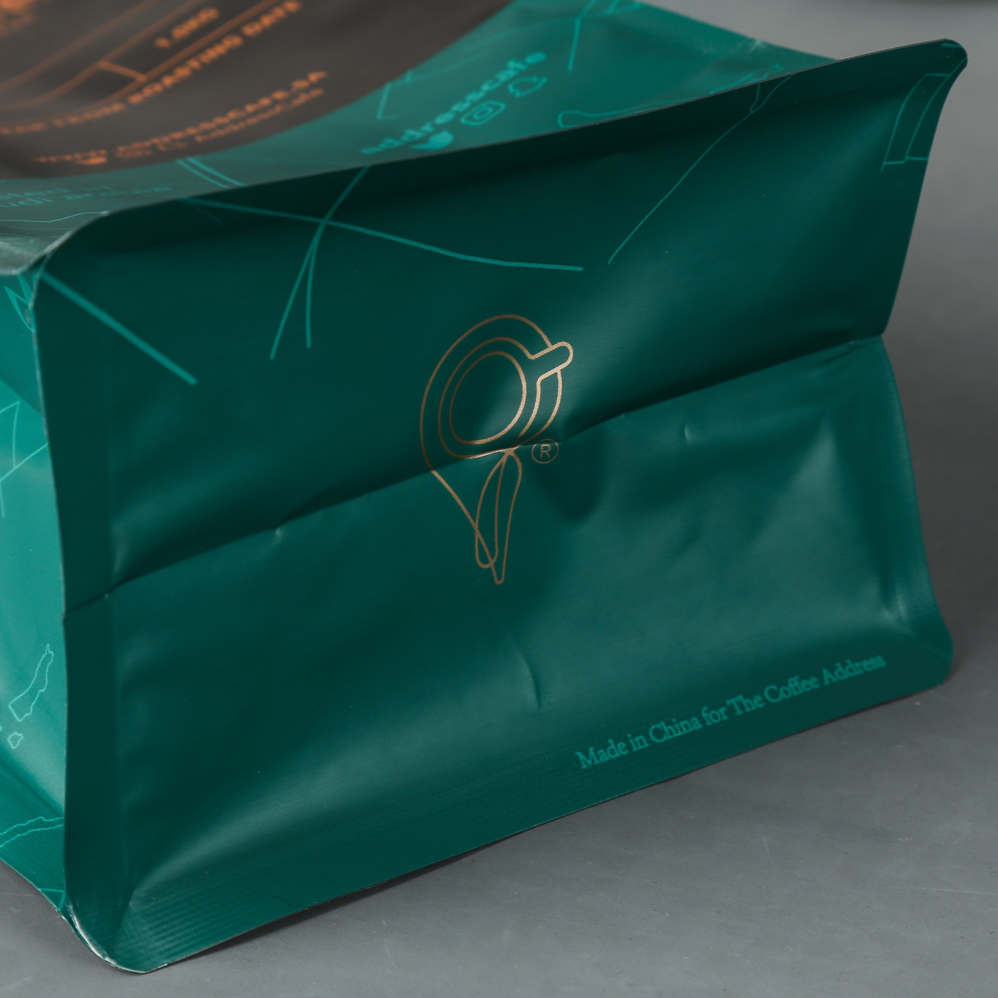 laminated zipper transparent clear fronsted matte hdpe coffee bean packaging bag poland