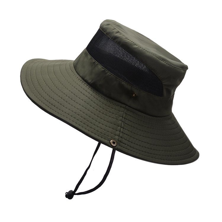 Outdoor Fishing Hat Large Brim Fisherman Bucket Hats quick dry Waterproof hat Outdoor sports caps for summer camping
